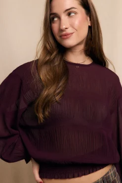 Mujer Slowlove Blusas>Blusa fruncida