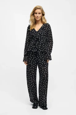 Mujer Object Blusas>Blusa gasa estampada