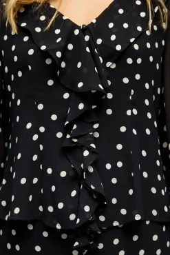 Mujer Object Blusas>Blusa gasa estampada