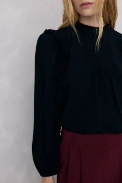 Mujer Pedro del Hierro Blusas>Blusa gasa volantes