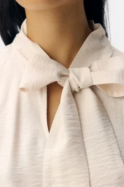 Mujer Object Blusas>Blusa lazo viscosa