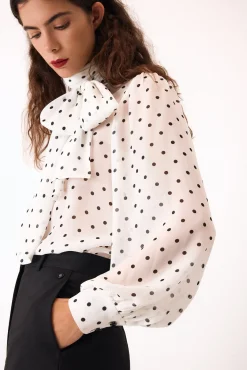 Mujer Pedro del Hierro Blusas>Blusa lunares desfile