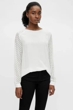 Mujer Object Blusas>Blusa manga fantasía