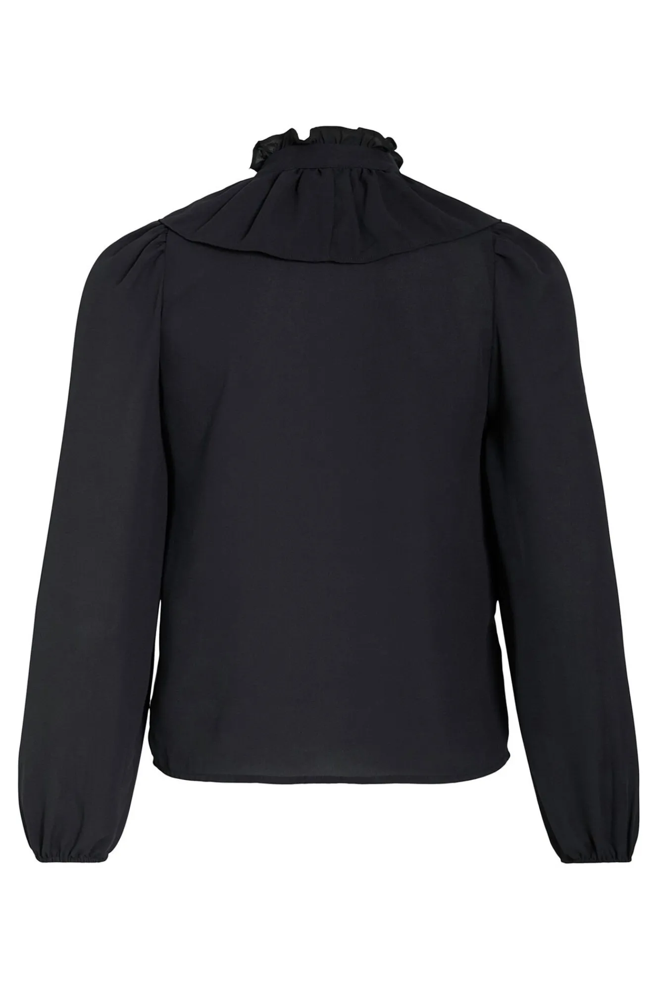 Mujer Vila Blusas>Blusa manga larga con volantes