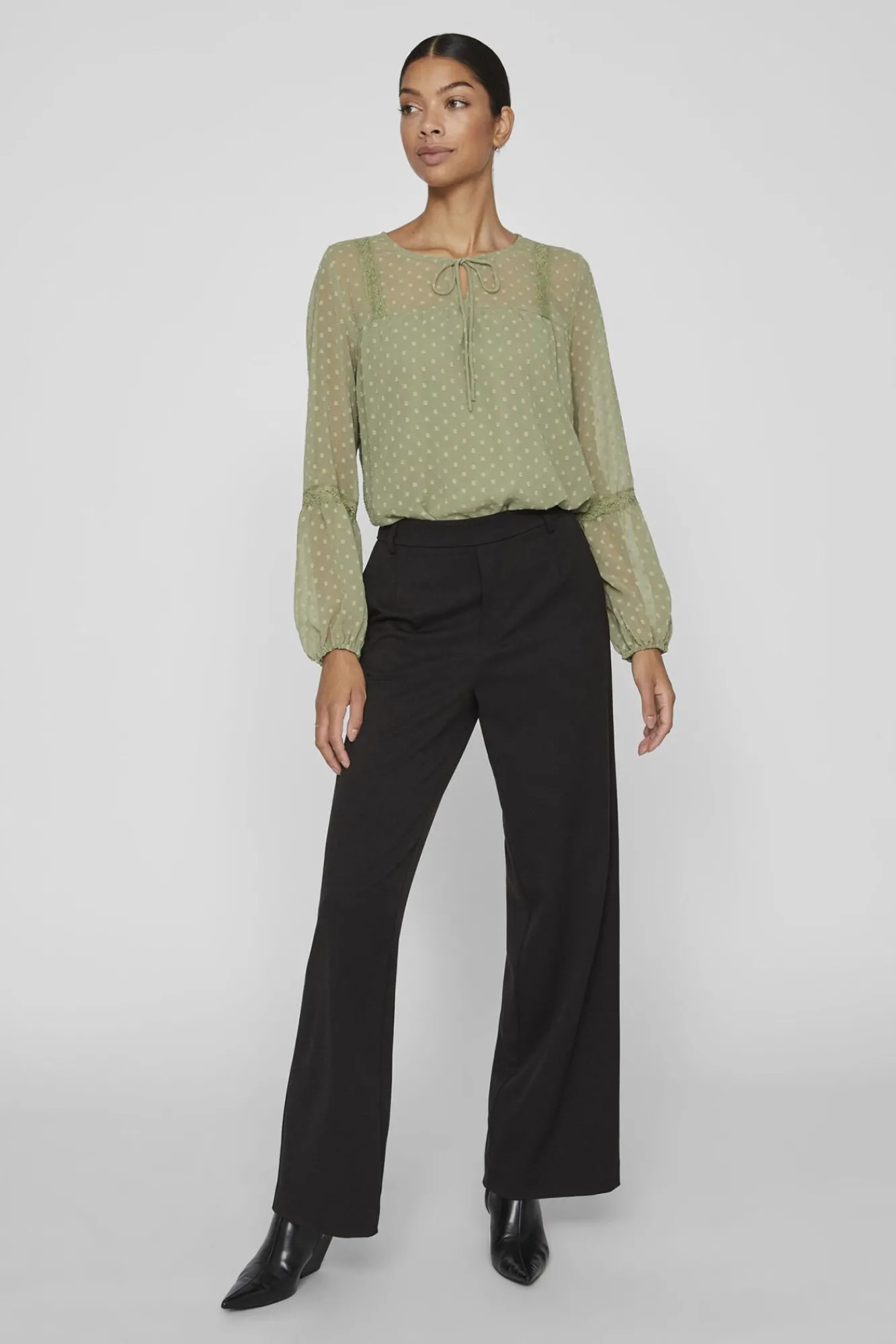 Mujer Vila Blusas>Blusa manga larga plumeti