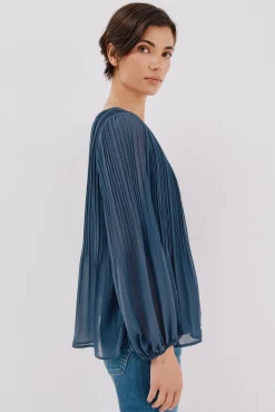 Mujer Cortefiel Blusas>Blusa plisada