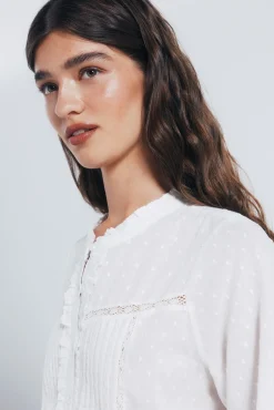 Mujer Springfield Blusas>Blusa plumetti lace