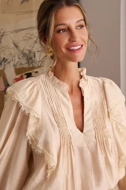 Mujer Polín Et Moi Blusas>Blusa puntilla Anne