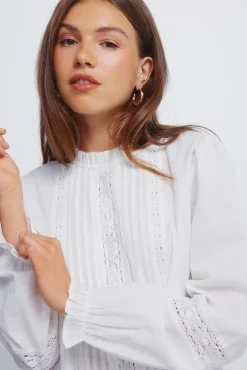 Mujer Springfield Blusas>Blusa romántica lace