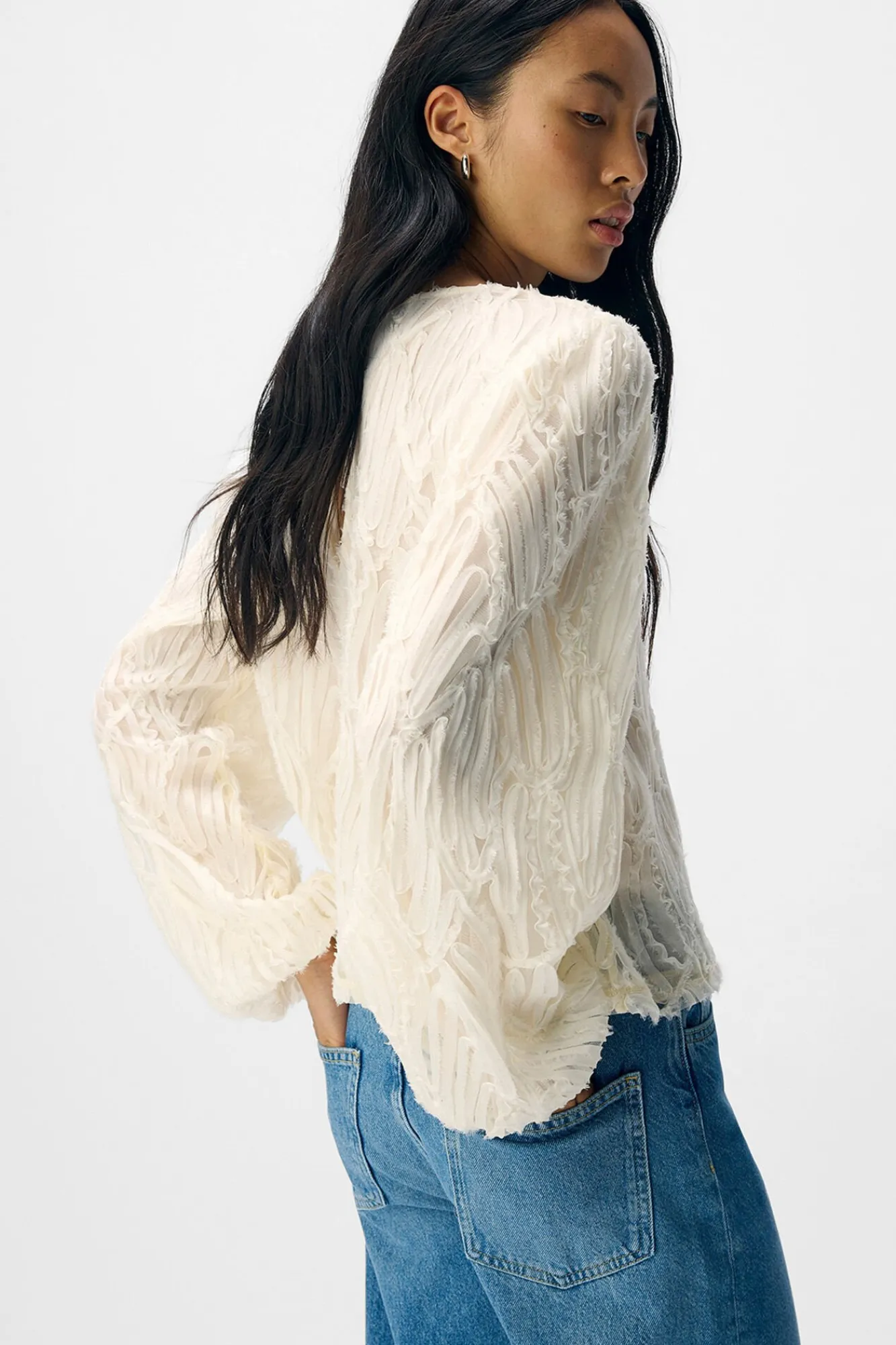 Mujer Object Blusas>Blusa tejido textura