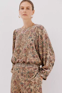 Mujer Cortefiel Blusas>Blusa terciopelo estampada