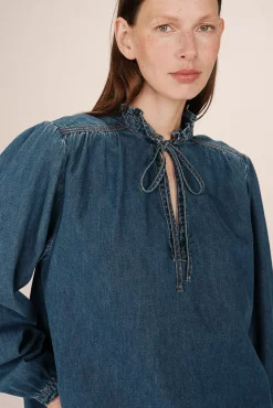 Mujer Grace & Mila Blusas>Blusa vaquera de manga larga