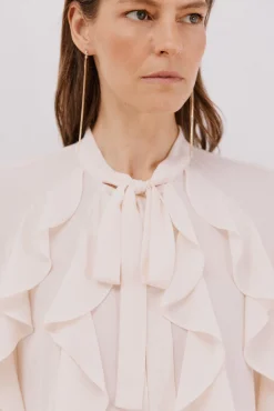 Mujer Cortefiel Blusas>Blusa volante delantero