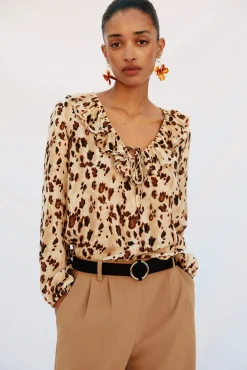 Mujer Cortefiel Blusas>Blusa volantes