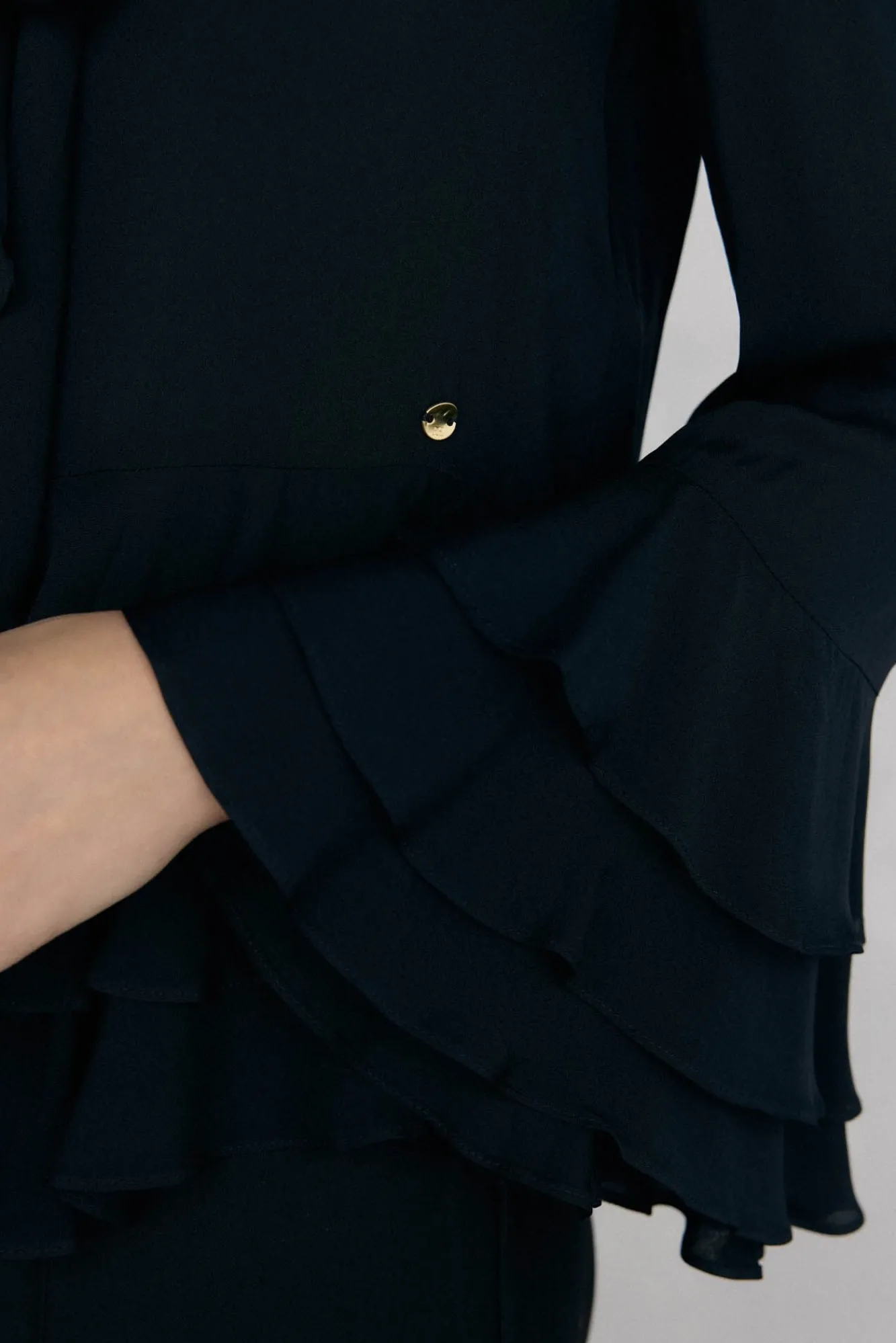 Mujer Pedro del Hierro Blusas>Blusa volantes lazada