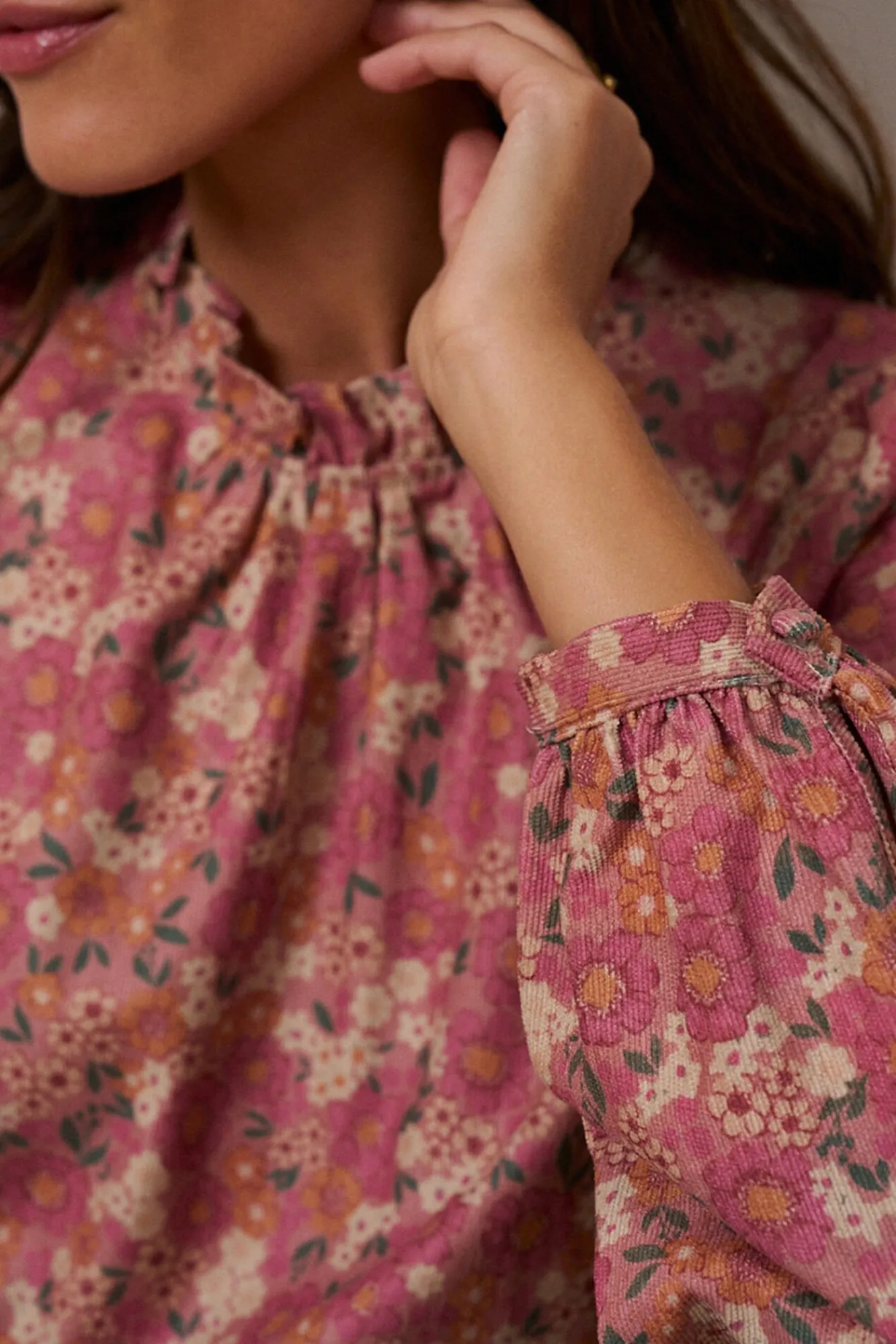 Mujer Polín Et Moi Blusas>Blusa volantes Minna