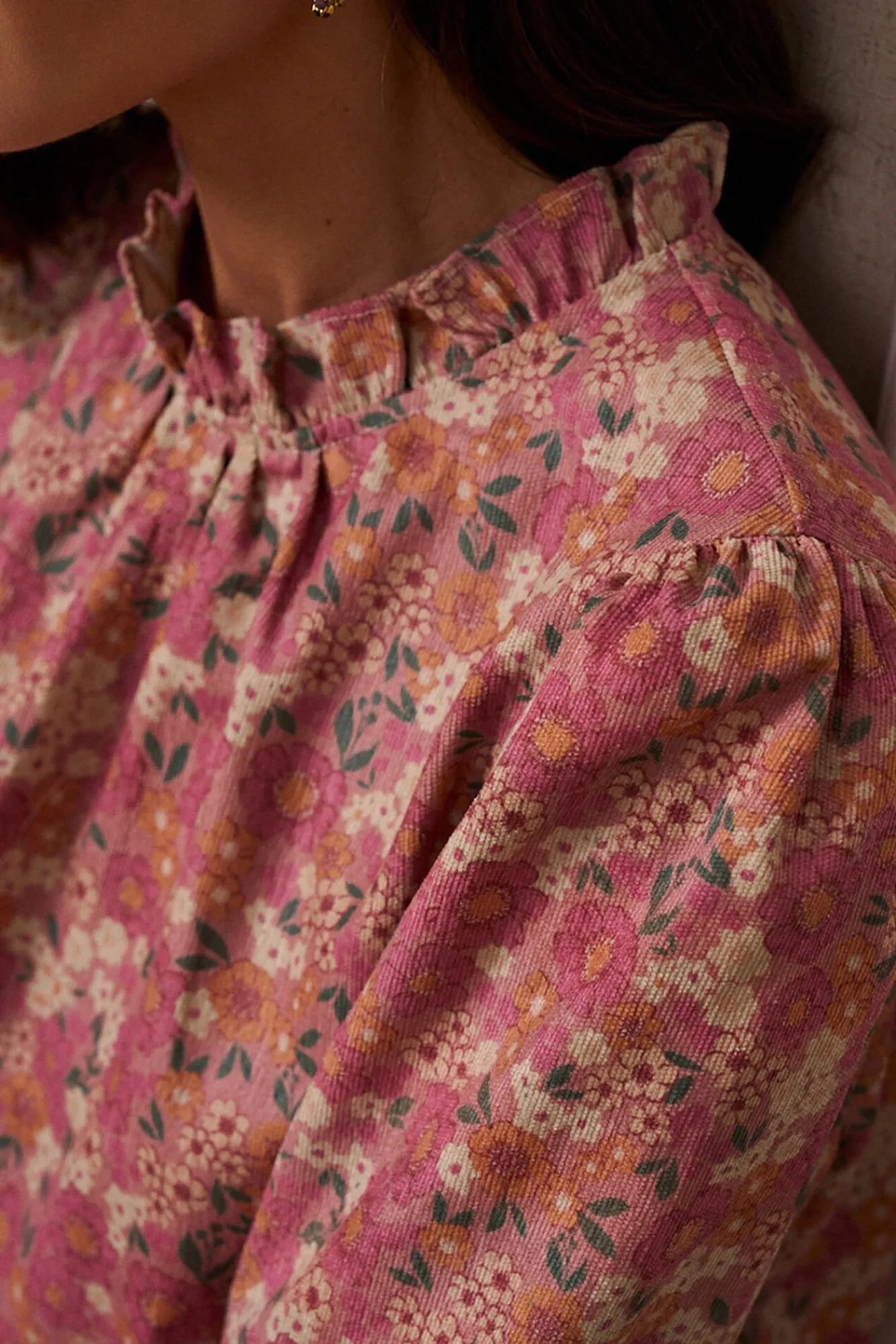 Mujer Polín Et Moi Blusas>Blusa volantes Minna