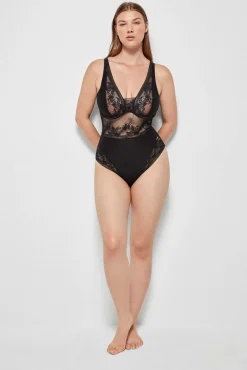 Mujer Gisela Ropa Interior>Body con aro encaje