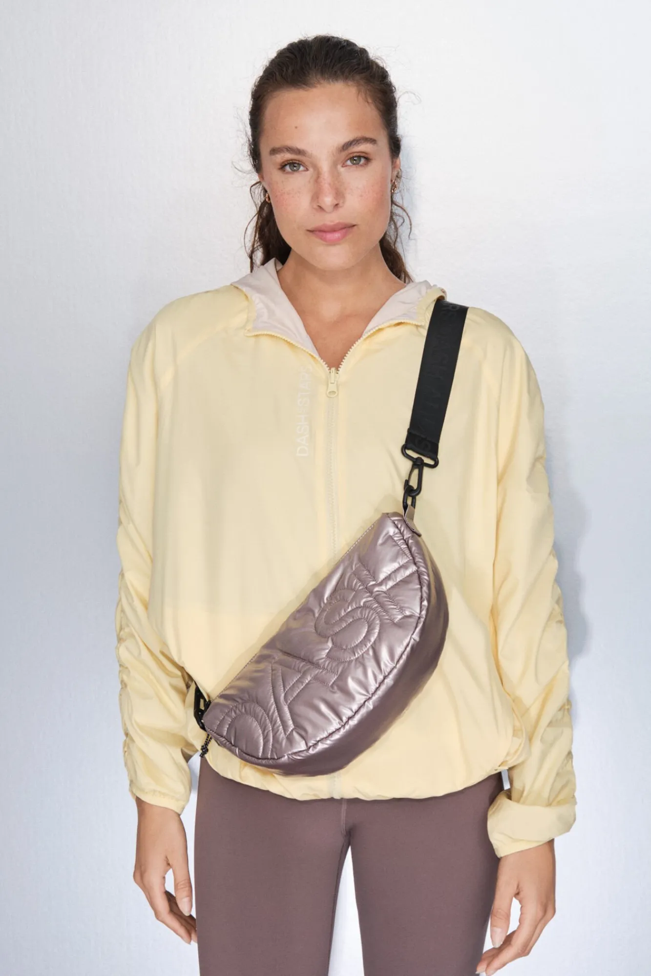 Mujer Dash and Stars Bolsos|Deporte>Bolso bandolera nylon rosa metalizado