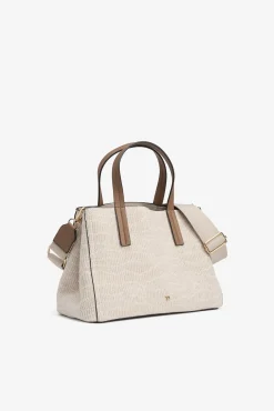 Mujer Vilanova Bolsos>Bolso city 3 compartimentos texturizado