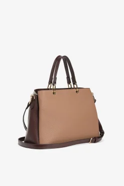 Mujer Vilanova Bolsos>Bolso City Efecto Piel Tricolor