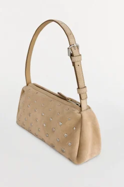 Mujer Pedro del Hierro Bolsos>Bolso de hombro con tachas en piel