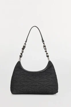 Mujer Pedro del Hierro Bolsos>Bolso hobo acolchado con asa de piel y cadena