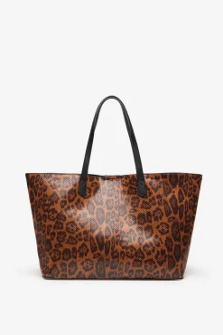 Mujer Cortefiel Bolsos>Bolso shopper estampado leopardo