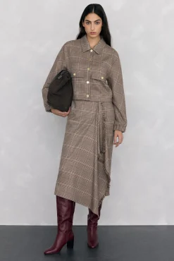 Mujer Pedro del Hierro Trajes|Blazers>Bomber cuadro Harris