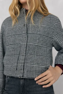 Mujer Pedro del Hierro Blazers|Chaquetas>Bomber de cuadros
