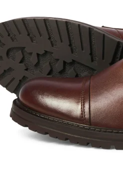 Hombre Jack & Jones Botas>Borceguí hebilla piel
