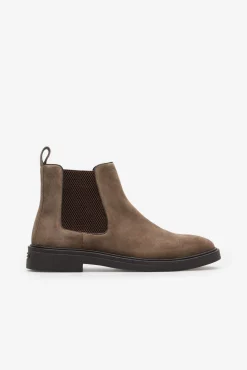 Hombre Cortefiel Botas>Bota piel gomas laterales