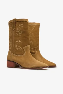 Mujer Cortefiel Calzado Piel|Botas Cowboy><noscript><img width=