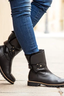 Mujer Panama Jack Tacones|Calzado Piel>Botas de piel con forro interior de pelo caliente