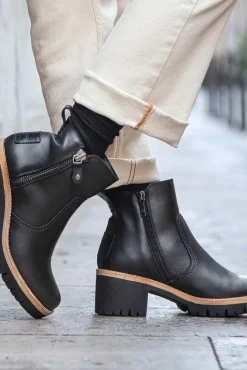 Mujer Panama Jack Tacones|Calzado Piel>Botines de piel con forro interior de piel