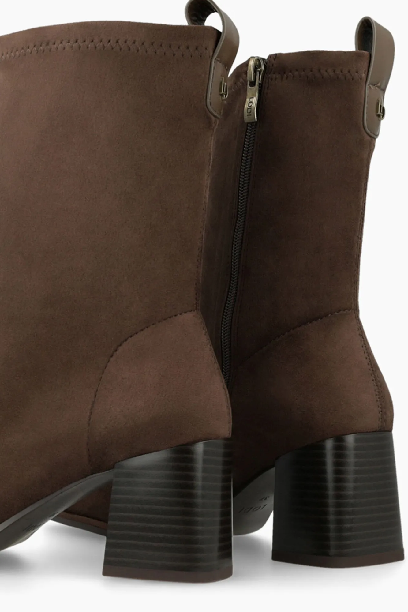 Mujer Lodi Tacones|Botines>Botines efecto piel elástica con tacón