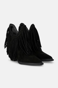 Mujer Alma en Pena Tacones|Calzado Piel>Botín flecos largos