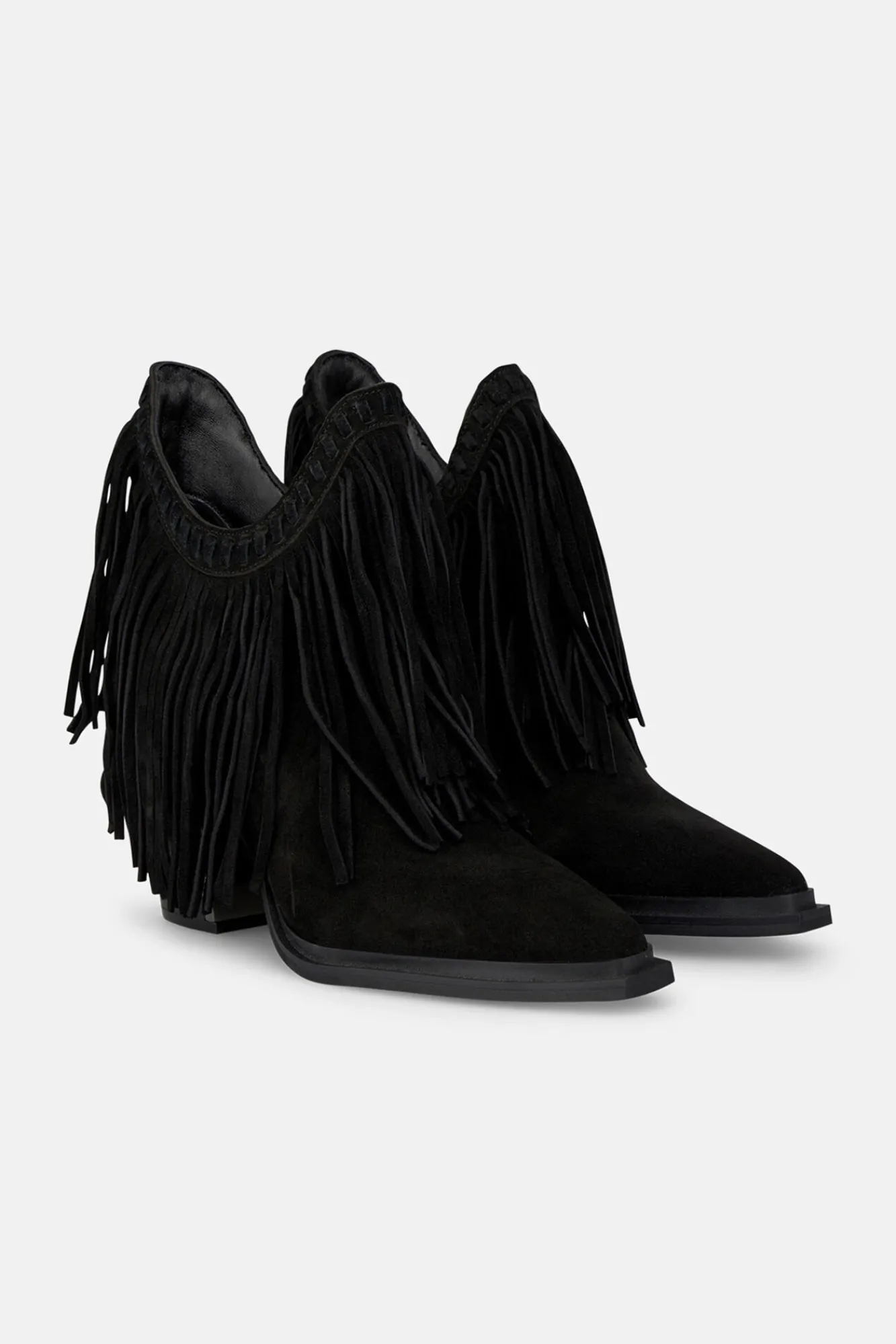 Mujer Alma en Pena Tacones|Calzado Piel>Botín flecos largos