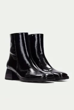 Mujer Hispanitas Tacones|Calzado Piel>Botín punta cuadrada y cerco MARSELLA