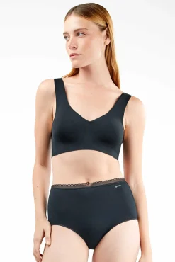 Mujer Gisela Ropa Interior>Braga alta básica con galón de encaje