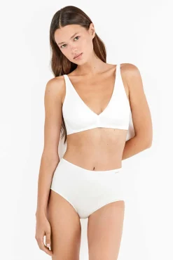 Mujer Gisela Ropa Interior>Braga alta con galón de encaje y camales