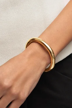 Mujer Singularu Joyería Y Bisutería>Brazalete Allegra Acero Baño Oro