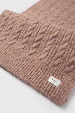 Mujer Pepe Jeans Jerséis>Bufanda de punto trenzado