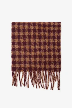 Mujer Cortefiel Pañuelos Y Fulares|Bufandas>Bufanda gruesa cuadros