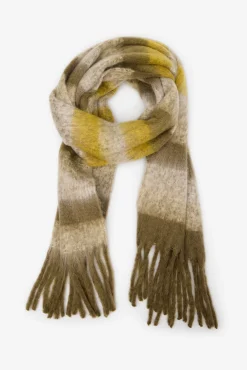 Mujer Cortefiel Pañuelos Y Fulares|Bufandas>Bufanda gruesa rayas