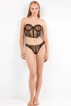 Mujer Gisela Ropa Interior>Bustier desmontable encaje bordado