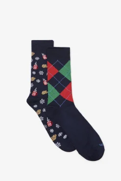 Hombre Cortefiel Calcetines>Caja 2 Calcetínes regalo