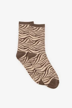 Mujer Cortefiel Calcetines>Calcetin largo cebra