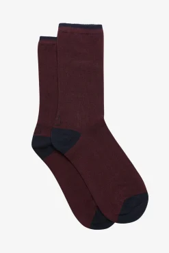 Mujer Kiff-Kiff Calcetines>Calcetin largo granate mujer talla única