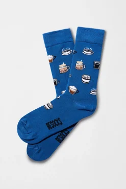 Mujer Besocks Calcetines|Calcetines>Calcetines altos de café de algodón orgánico